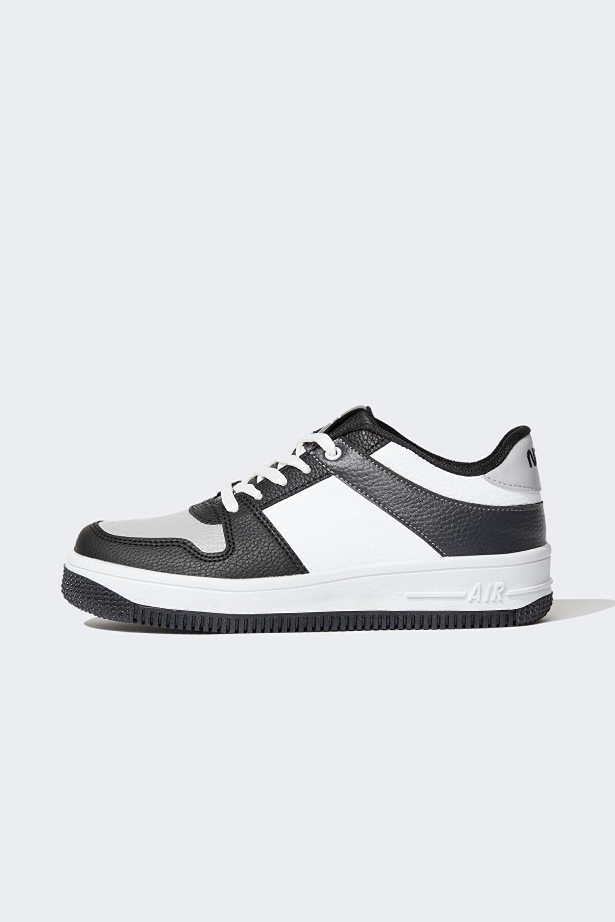 Erkek Çocuk Nasa Lisanslı Bağcıklı Yüksek Taban Suni Deri Spor Ayakkabı 