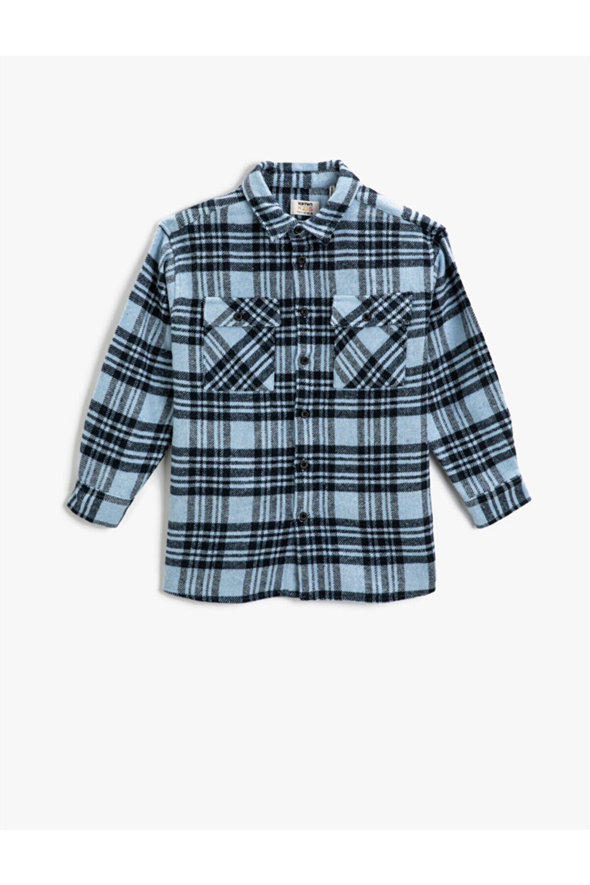  Ekose Oduncu Gömlek Uzun Kollu Çift Cepli