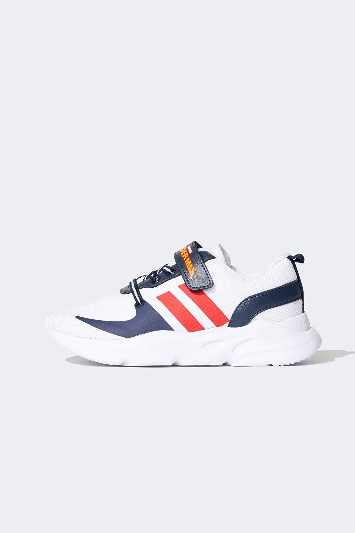 Erkek Çocuk Spiderman Lisanslı Cırt Cırtlı Düz Taban Spor Ayakkabı